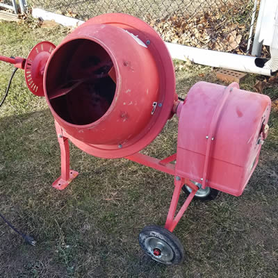 Soil Mixer used to mix potting soil