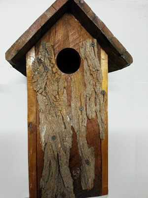 Handmade birdhouse